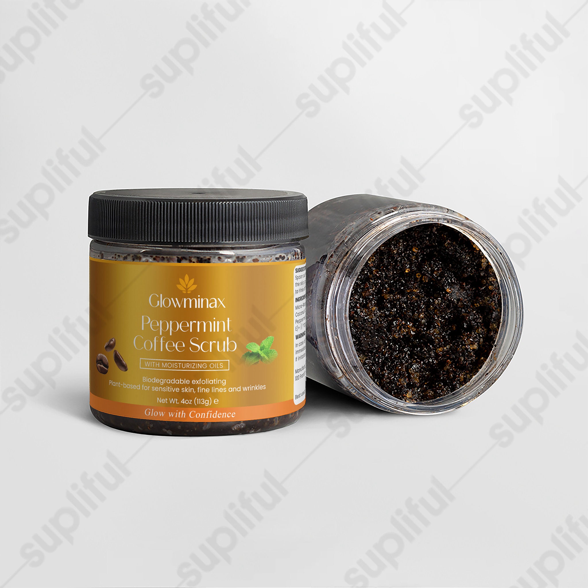 Peppermint Coffee Scrub