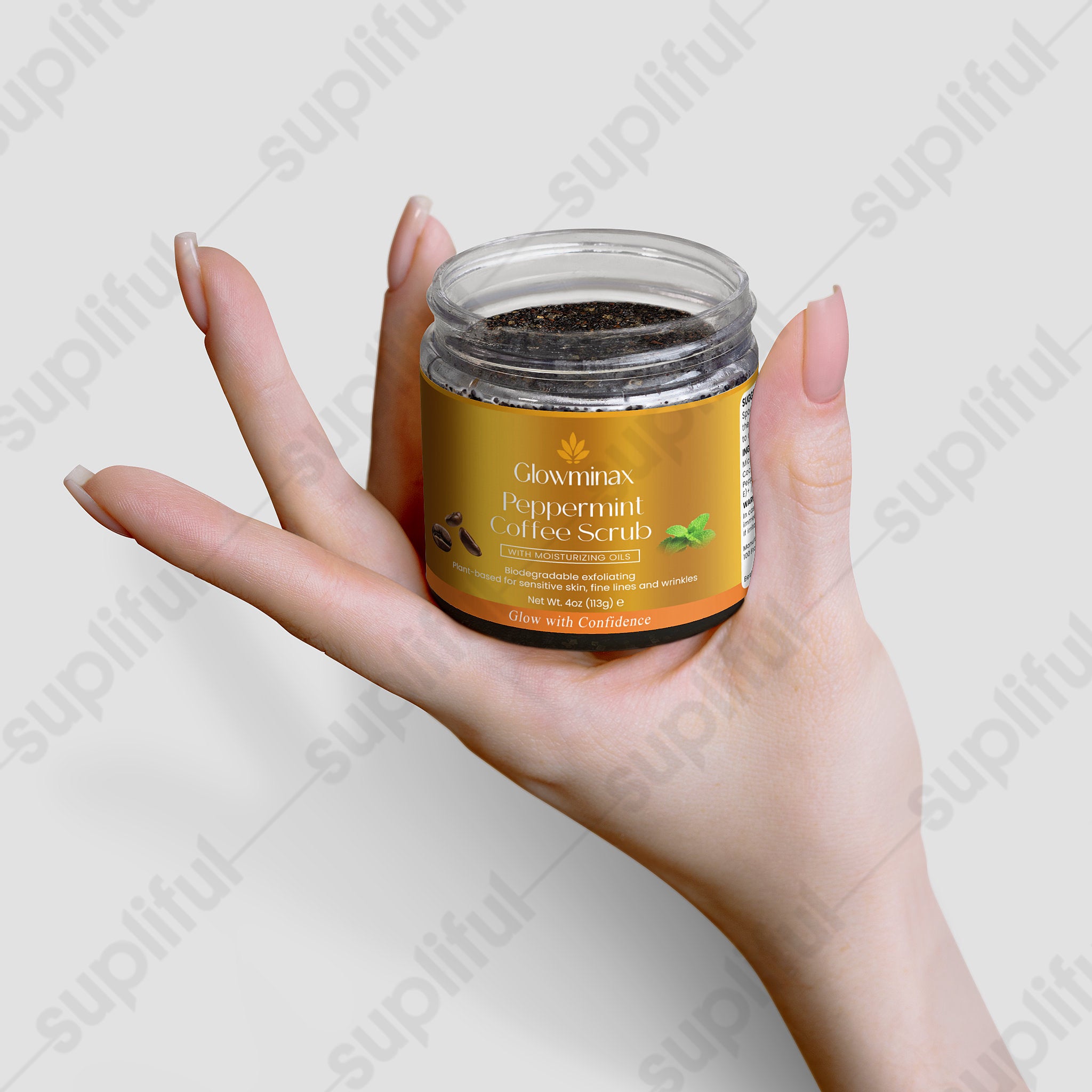 Peppermint Coffee Scrub