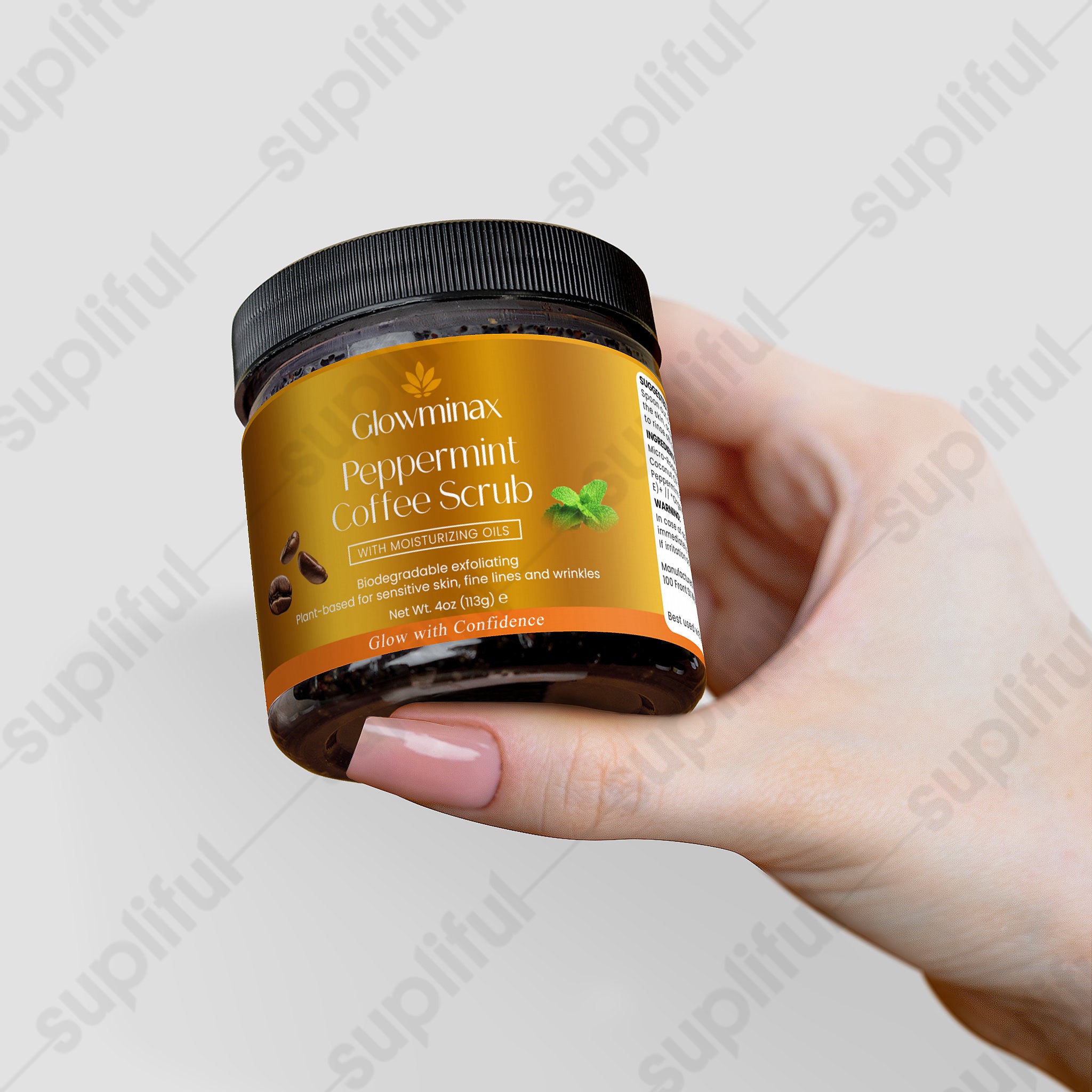 Peppermint Coffee Scrub